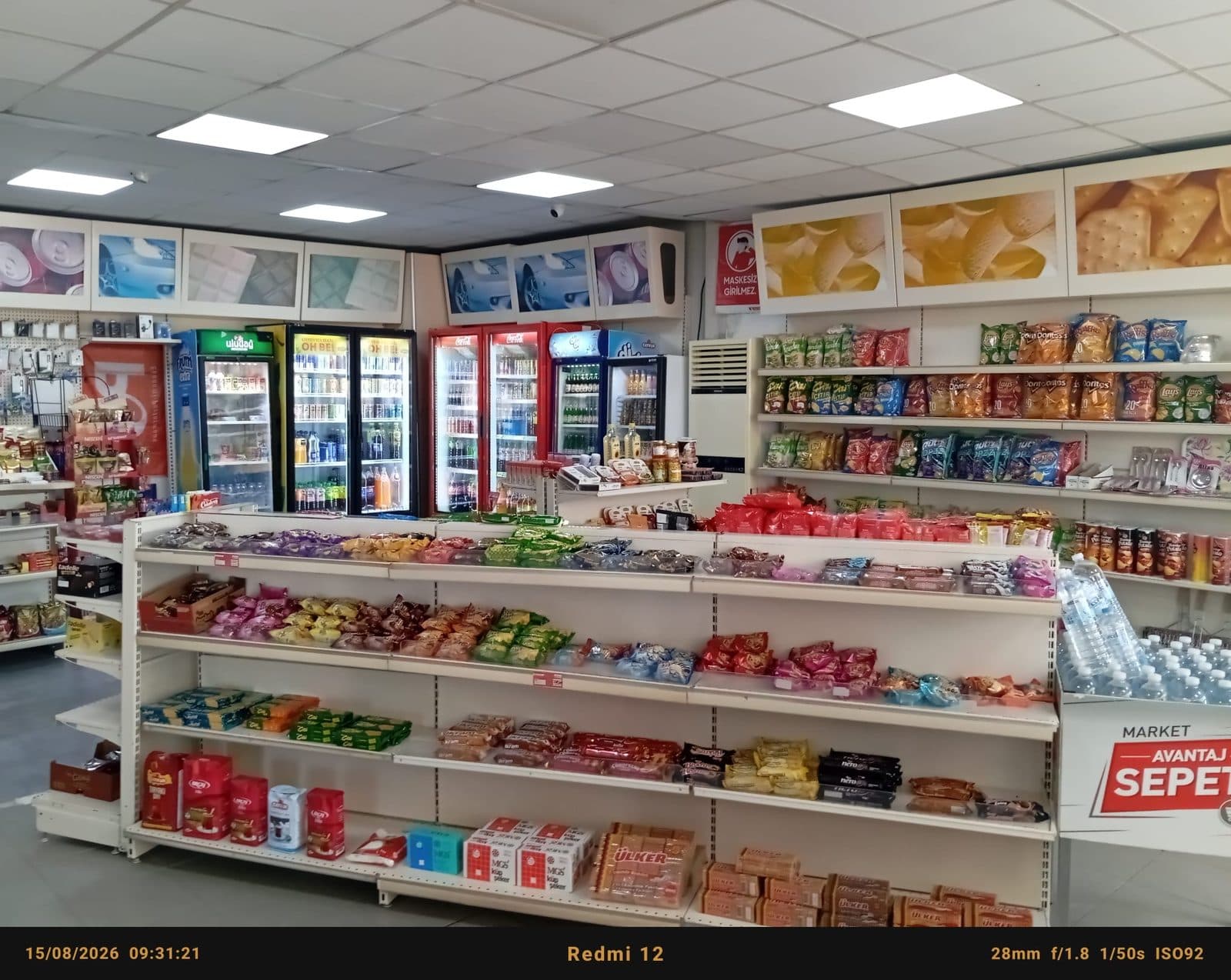 Market rafları ve soğutucu dolaplar